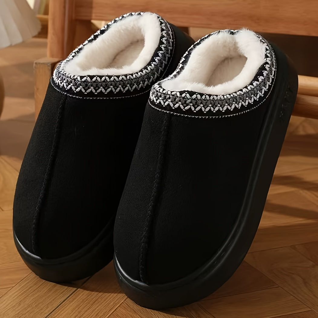 Chaussons en Polaire Doublés en Peluche – Confort & Élégance