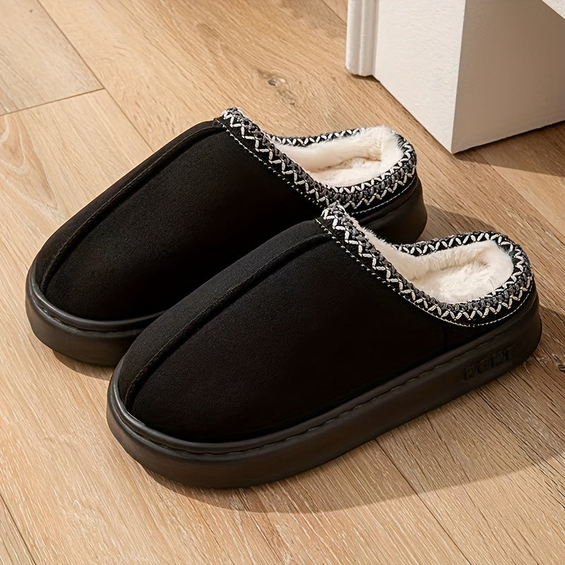 Chaussons en Polaire Doublés en Peluche – Confort & Élégance
