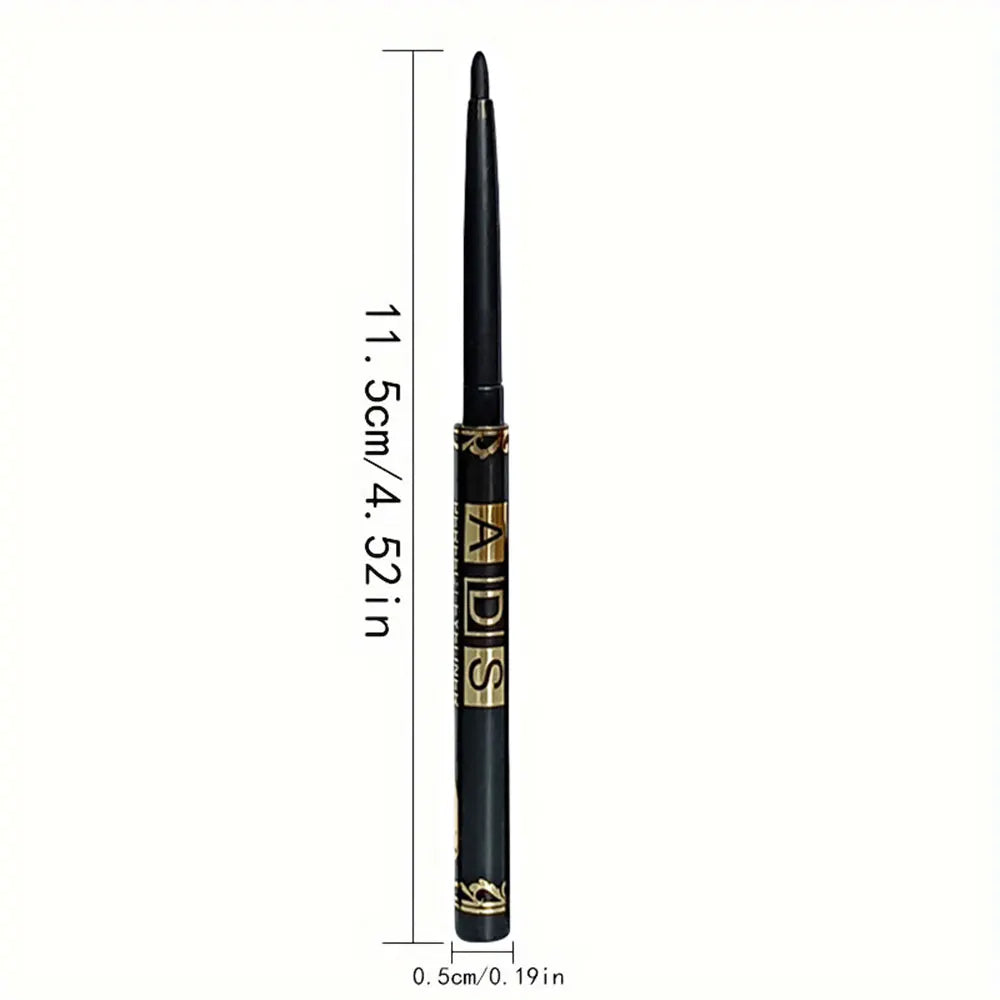 Crayon Eyeliner Noir Ultra Résistant – Anti-Sueur & Anti-Taches, Tenue Parfaite Toute la Journée