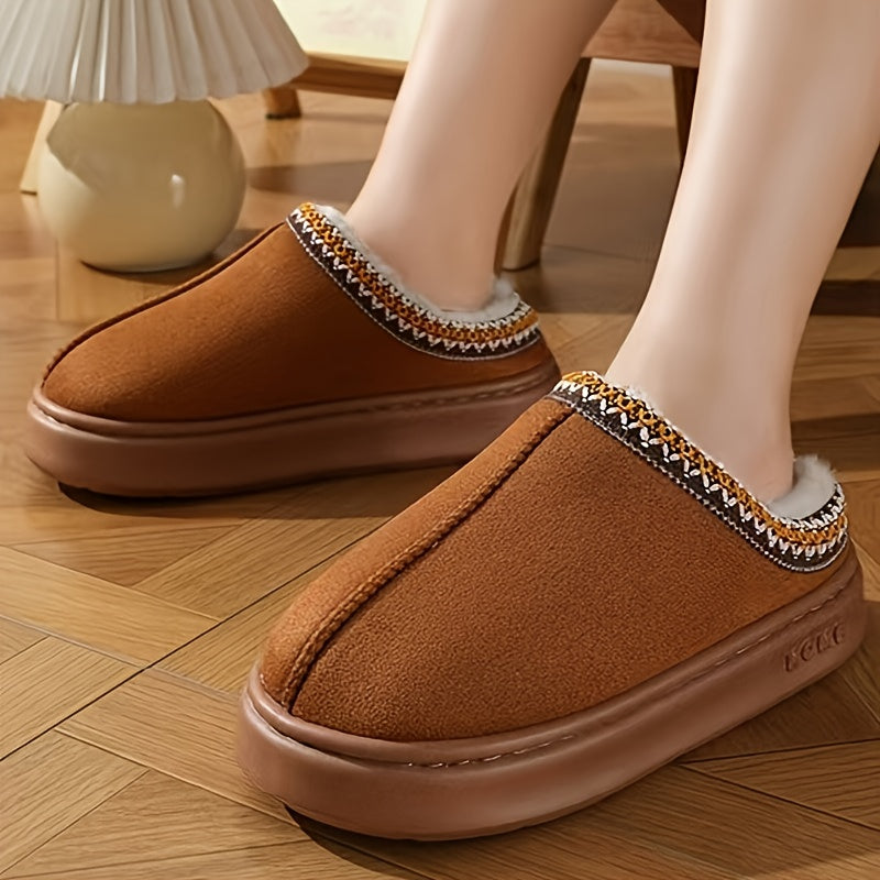 Chaussons en Polaire Doublés en Peluche – Confort & Élégance