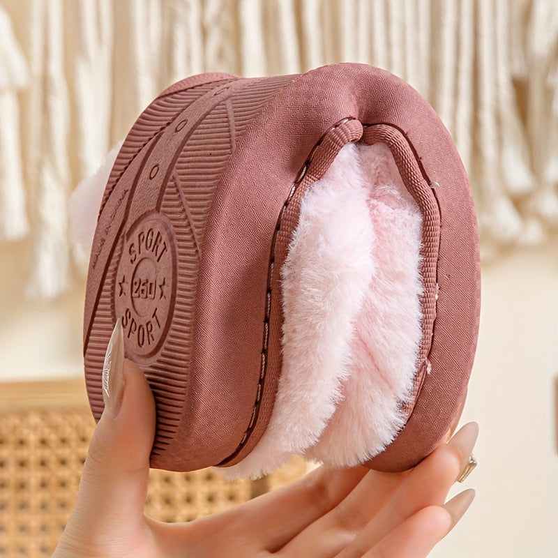 Chaussons « SPORT » en Peluche – Ultra-Doux, Chauds et Confortables