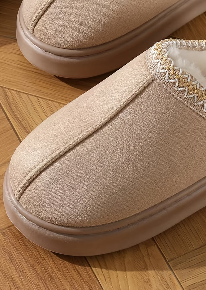 Chaussons en Polaire Doublés en Peluche – Confort & Élégance