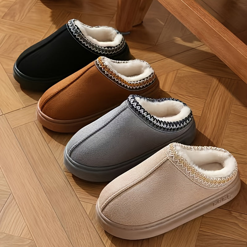 Chaussons en Polaire Doublés en Peluche – Confort & Élégance